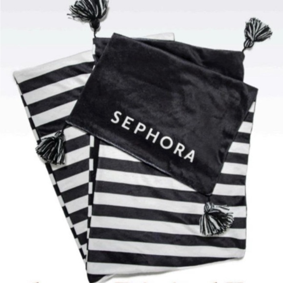Sephora Monochrome Striped Throw with Tassels - Picture 1 of 1
